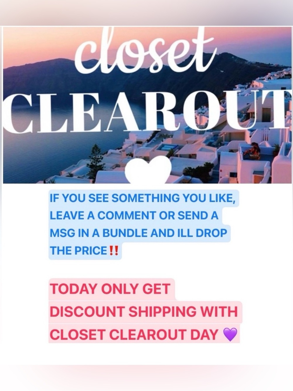 ⭐️⭐️CLOSET CLEAROUT DAY⭐️⭐️